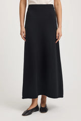 LAMBSWOOL SKIRT in Black by Toorallie