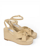 INCLINATION WEDGE in Salt Raffia from Zoe Kratzmann