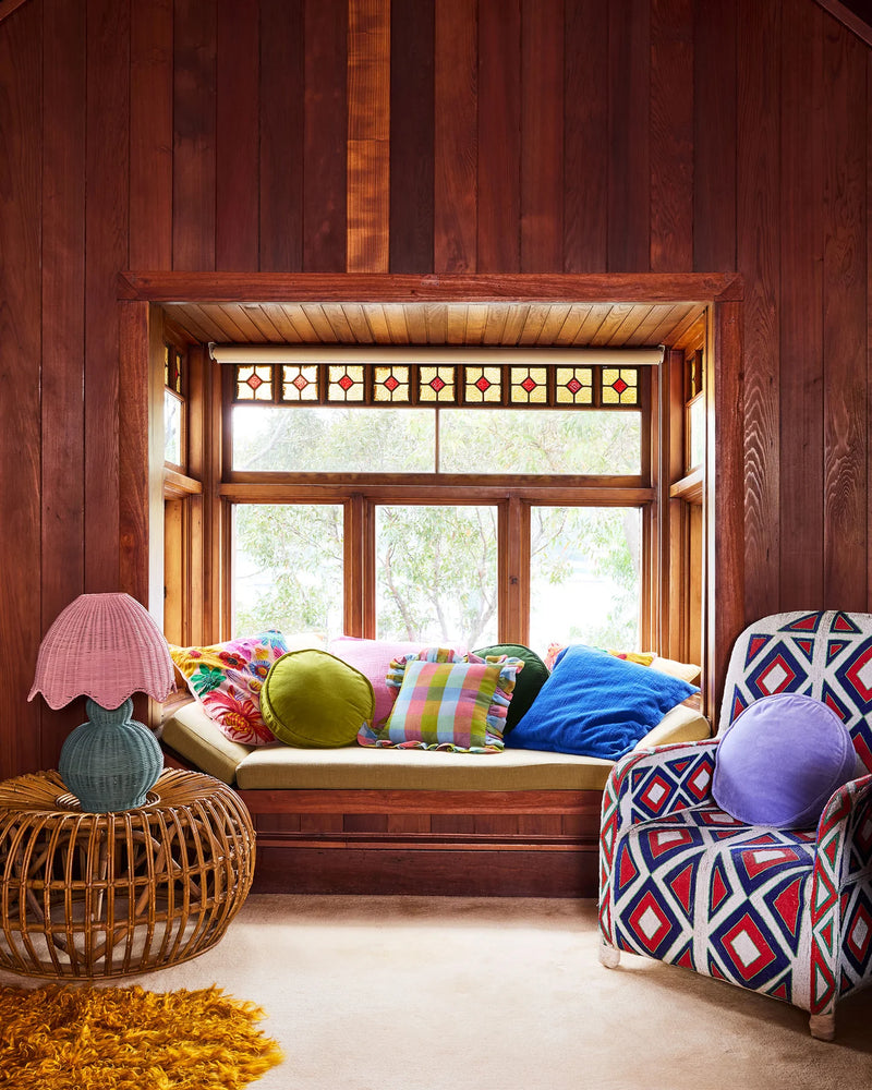 VELVET PEA CUSHION | Pear