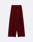 DRAPE PANT in Maroon by Kowtow