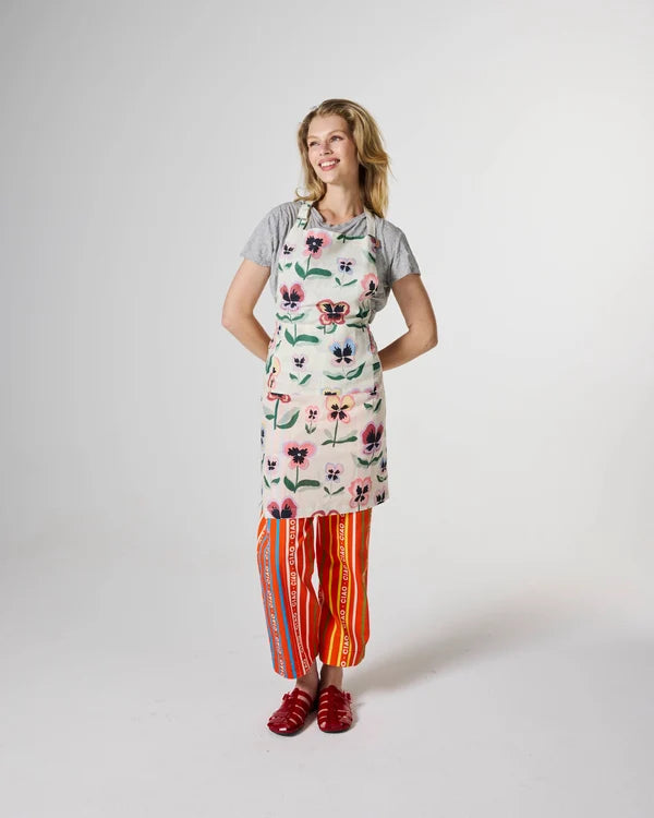 APRON  in Pretty Pansy from the amazing range of Kip & Co products