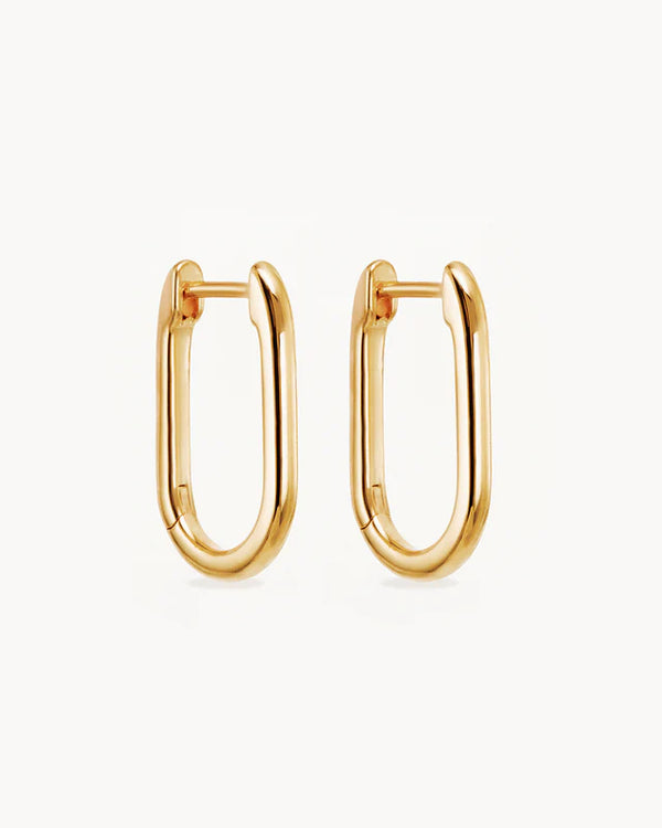 JOURNEY HOOPS in Gold from By Charlotte