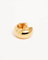 BOLD HUGGIE HOOPS in 18k Gold Vermeil from By Charlotte