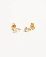 MIST STUD EARRINGS in 18K Gold Vermeil from By Charlotte