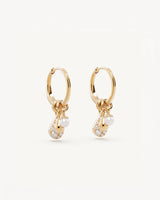 OCEAN MIST HOOPS in 18K Gold Vermeil from By Charlotte