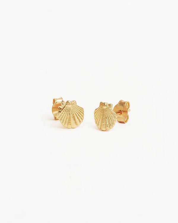 BY THE SHORE SHELL STUD in 18K Gold Vermeil from By Charlotte
