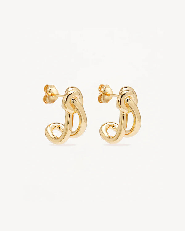 ALWAYS WITH YOU EARRINGS in Gold from By Charlotte