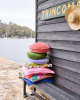 VELVET PEA CUSHION | Peach Pie