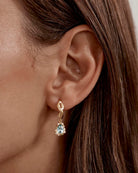 DEEP DIVE HOOPS in 18K Gold Plated from By Charlotte