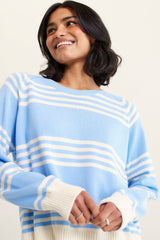 Alessandra CASCADE SWEATER in Cornflower