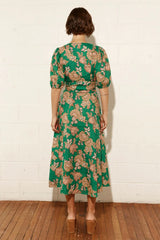 EBB DRESS in K'gari Palm Green from Zoe Kratzmann