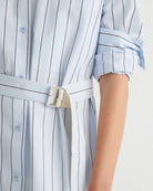 ELEMENTARY DRESS in Cloud Stripe by Kowtow Australia