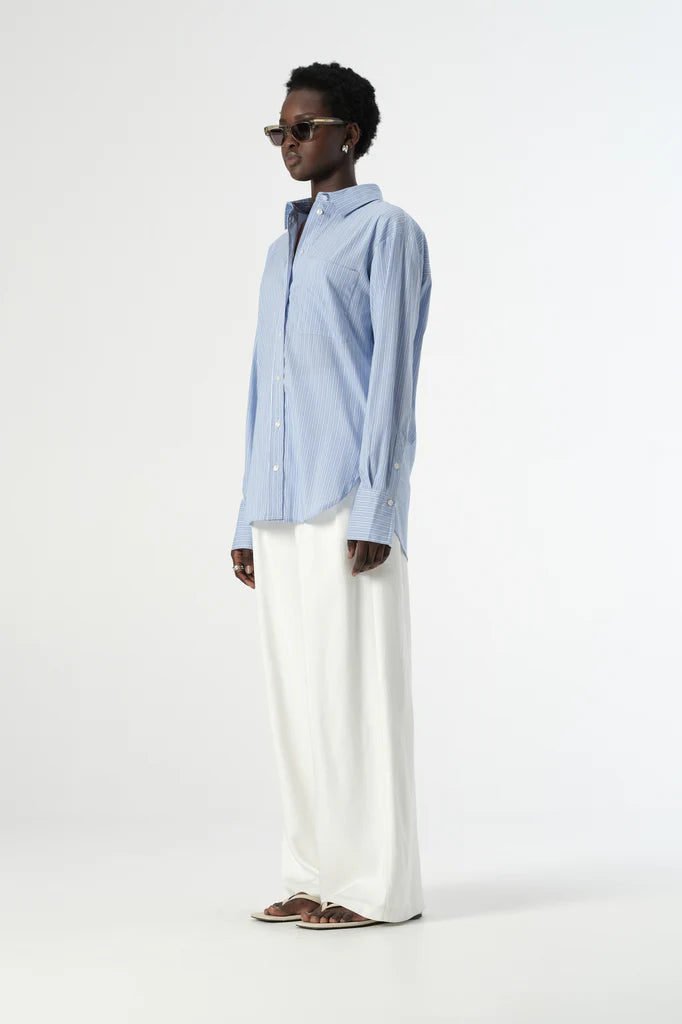 Elka Collective POPPY SHIRT in Blue Stripe