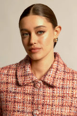 PLUME JACKET in Berry Check from Zoe Kratzmann