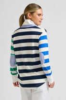 ROBBIE RUGBY SWEATSHIRT in Spring Combo by Shirty
