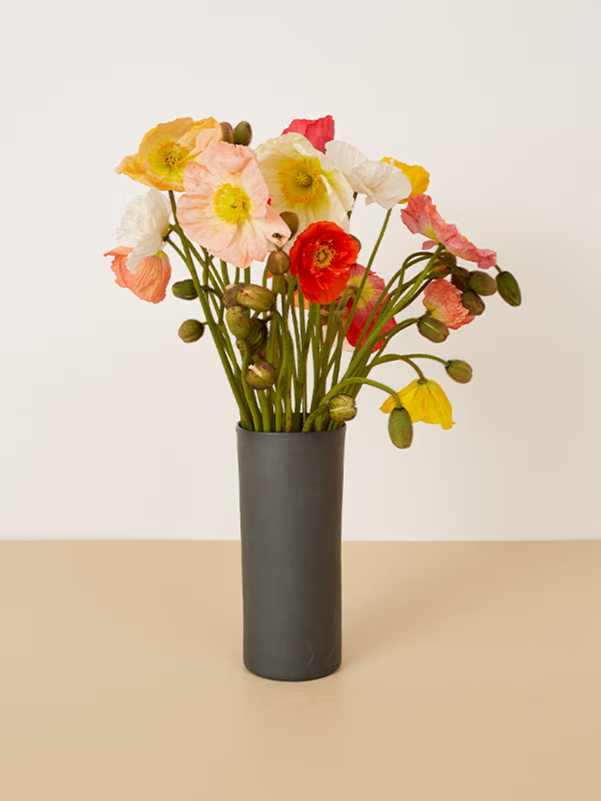 VASE ROUND MEDIUM in Milk by Mud Australia