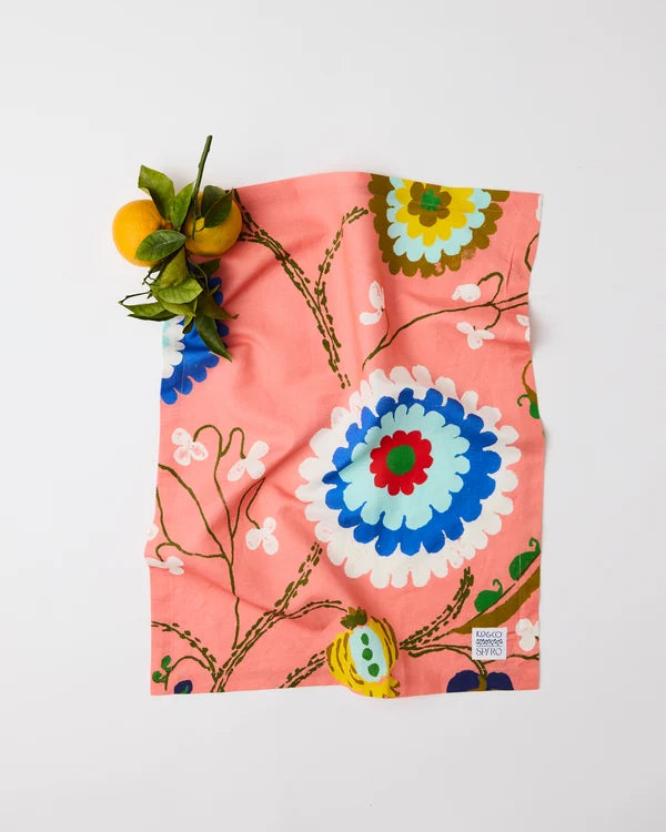 ANNA SPIRO ISABELLE SUNSET TEA TOWEL from the amazing range of Kip & Co products