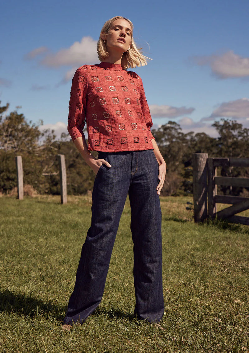 FLINT JEAN in Dark Denim from Zoe Kratzmann