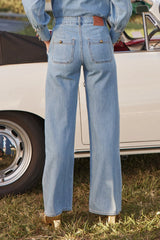 FLINT JEAN in Light Washed Denim from Zoe Kratzmann