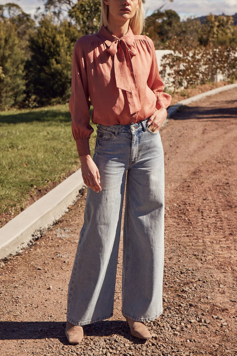 FRUITION TOP in Tearose from Zoe Kratzmann