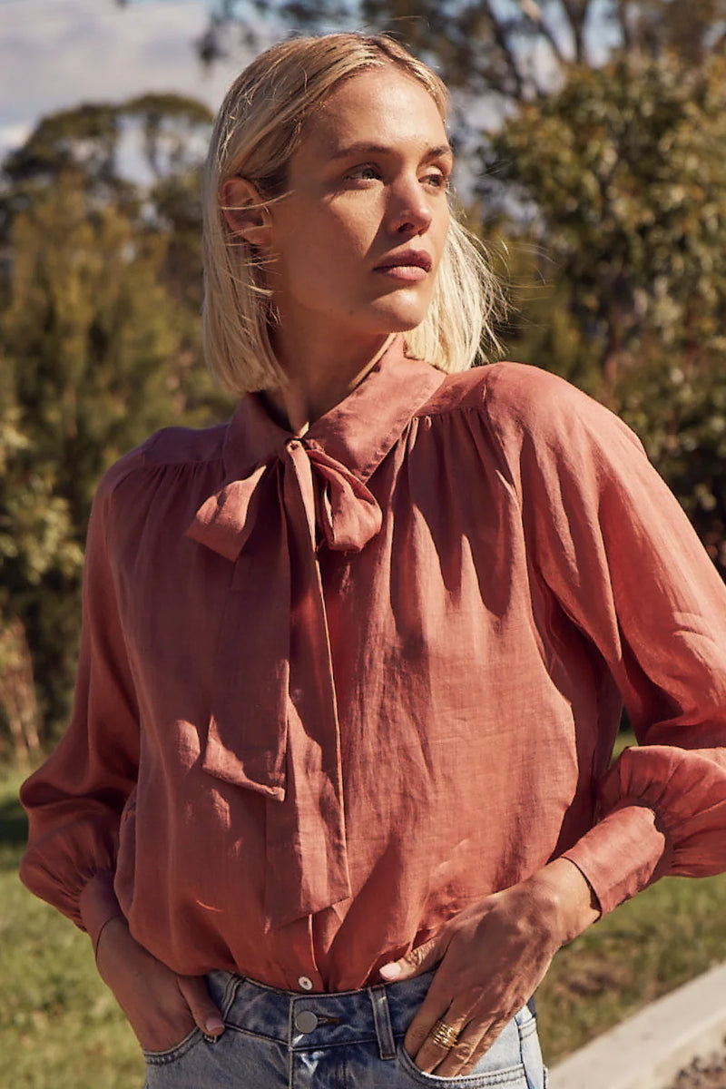 FRUITION TOP in Tearose from Zoe Kratzmann