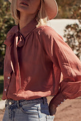FRUITION TOP in Tearose from Zoe Kratzmann