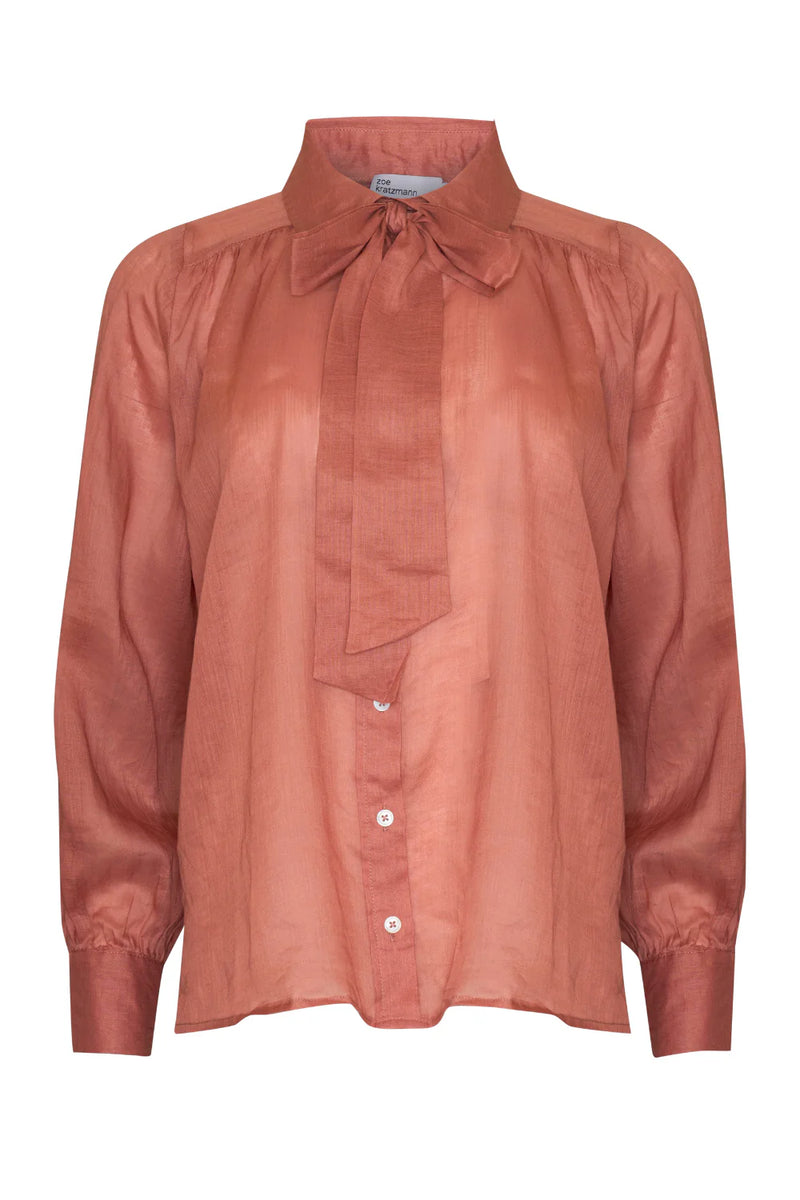 FRUITION TOP in Tearose from Zoe Kratzmann