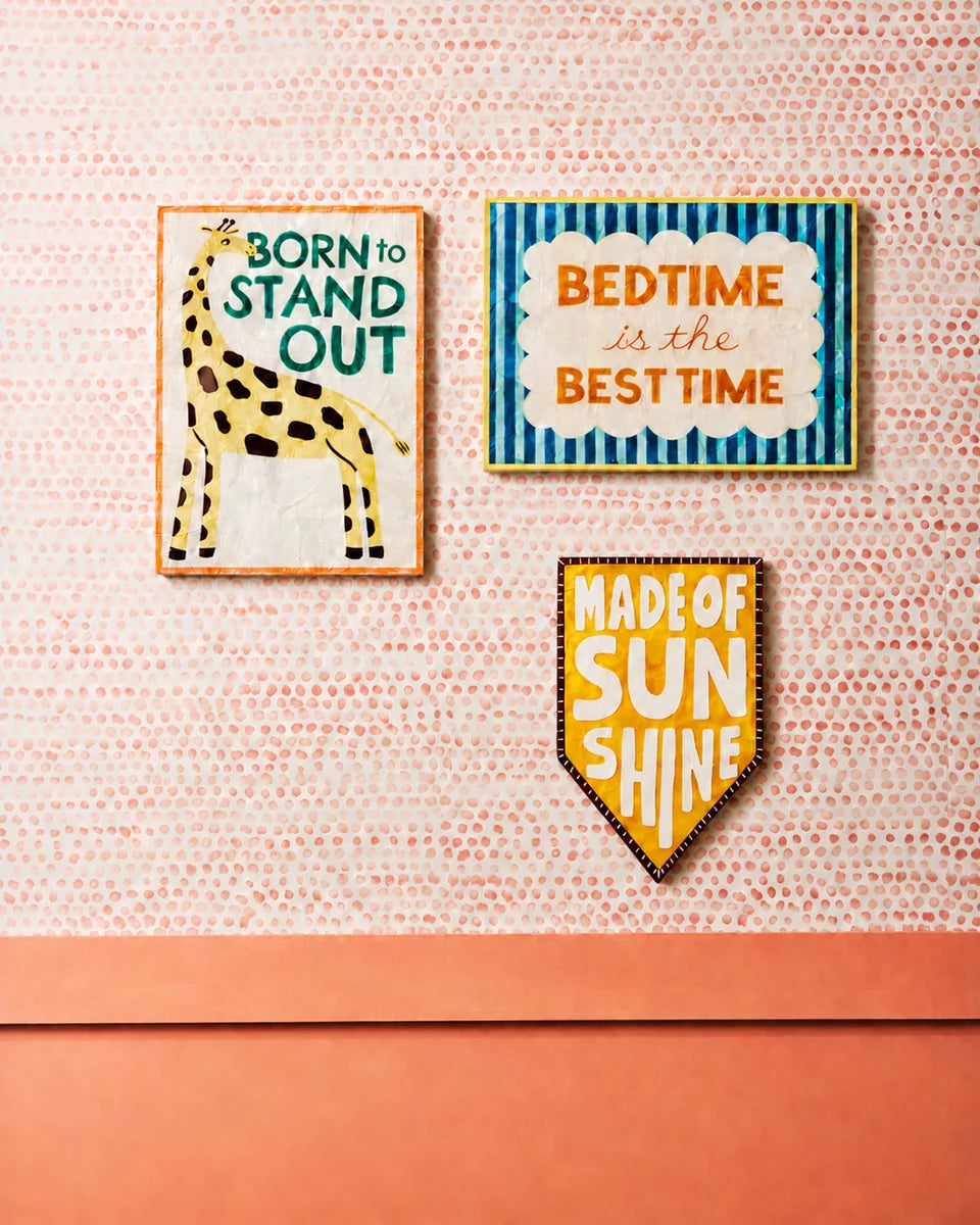 FUN HOUSE WALL TILE in Giraffe by Jones & Co