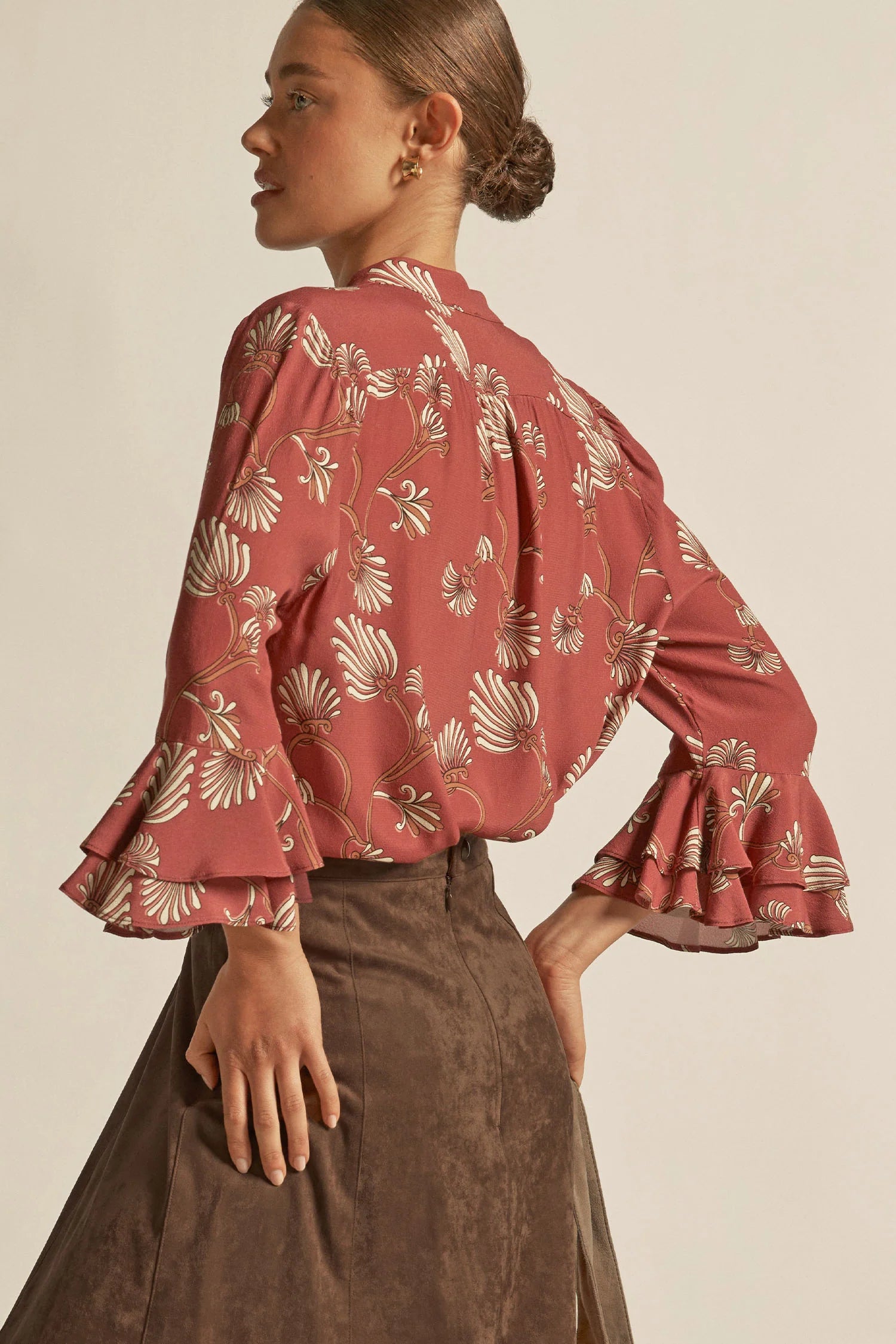 GAZE TOP in Berry Nouveau from Zoe Kratzmann
