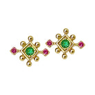 CRUZER GOLD STUD EARRINGS - Darling & Domain