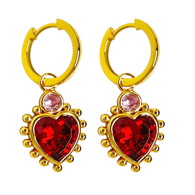 LOVE ME DO GOLD EARRINGS by Gold Sister