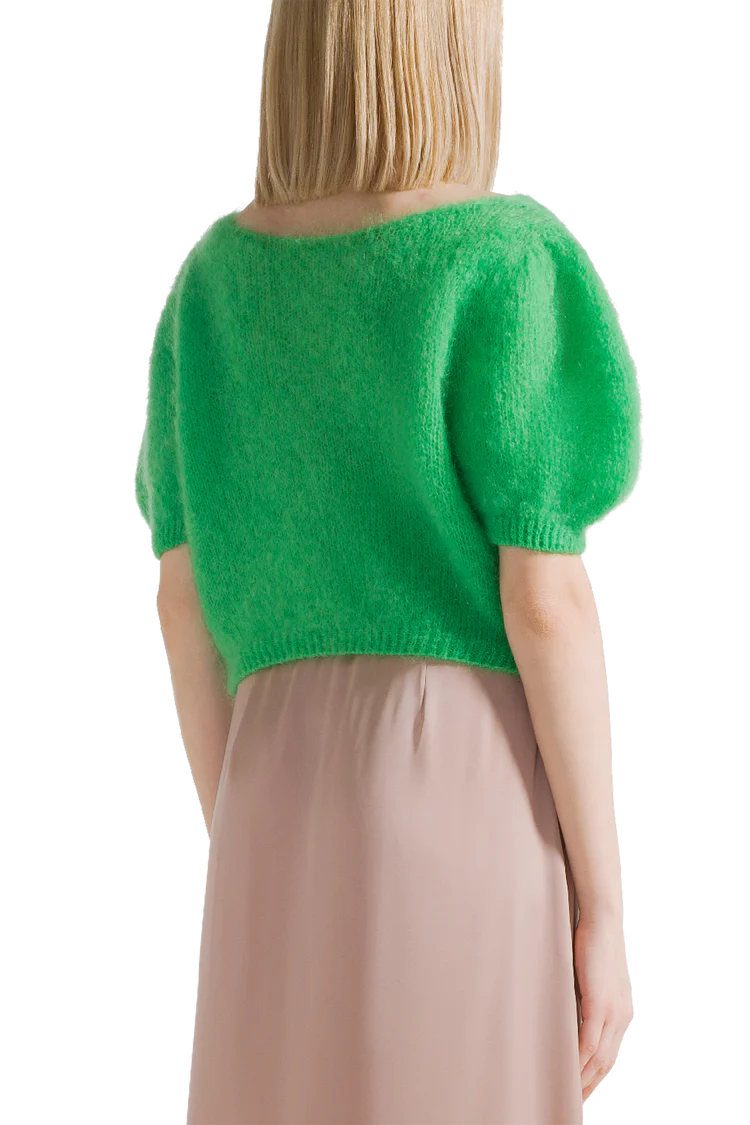 HARPER CARDIGAN in Bright Green by Americandreams