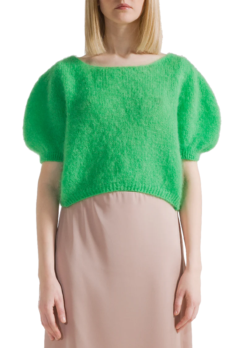 HARPER CARDIGAN in Bright Green by Americandreams