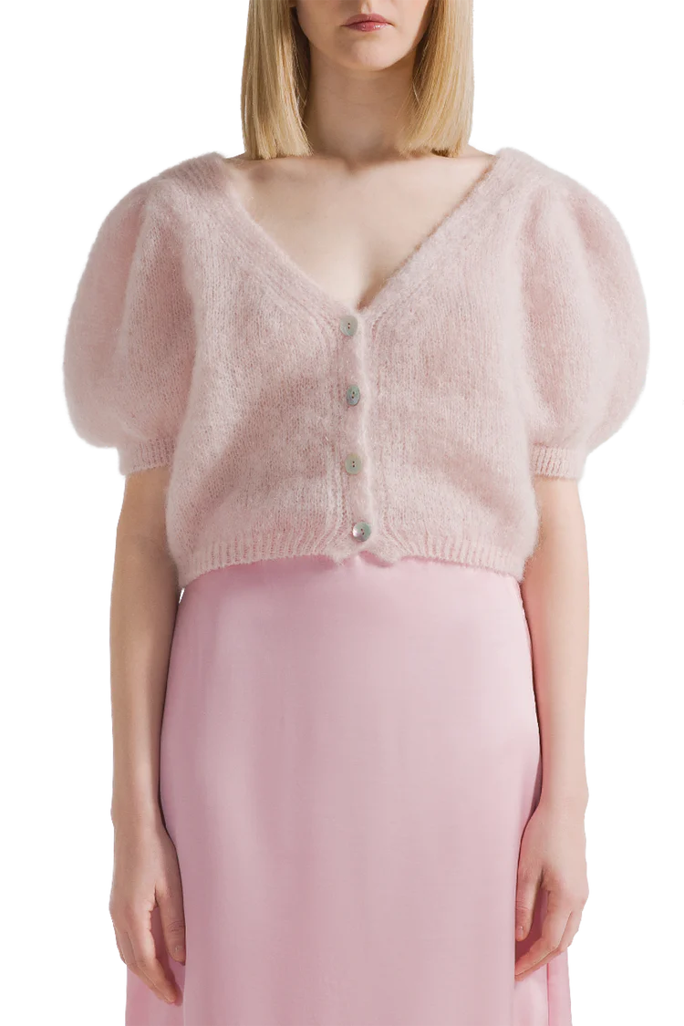 HARPER CARDIGAN in Light Pink by Americandreams