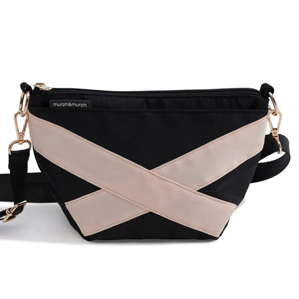 COVE PETITE BAG | Panda Black x Cream Cross