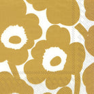 MARIMEKKO PAPER NAPKINS in Unikko White Gold by Marimekko at Darling & Domain