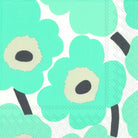 MARIMEKKO PAPER NAPKINS in Unikko Turquoise by Marimekko at Darling & Domain