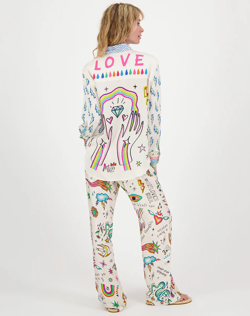 Isabel Shirt in Enlightenment Print by ME369