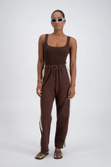 Jasmine Alexa Panarea Trackpant jogger in brown