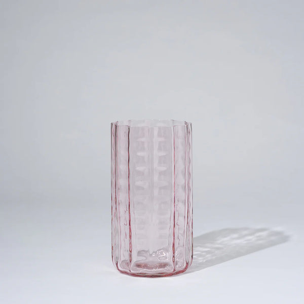 Jelly Glass Vase Medium in Pink by Marmoset Found