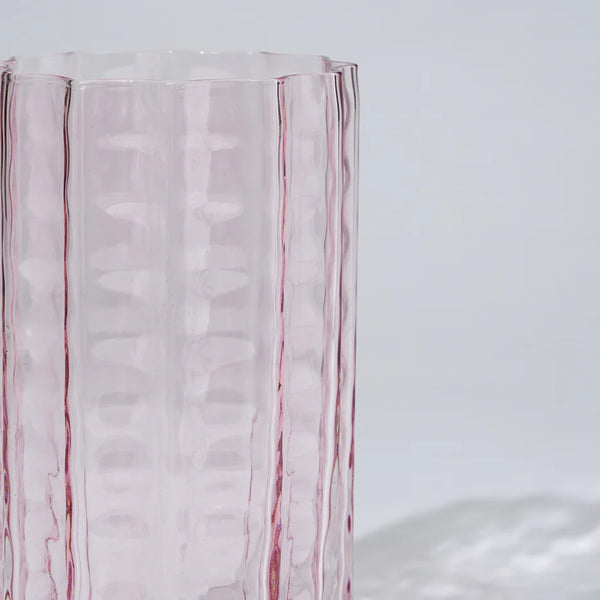 Jelly Glass Vase Medium in Pink by Marmoset Found