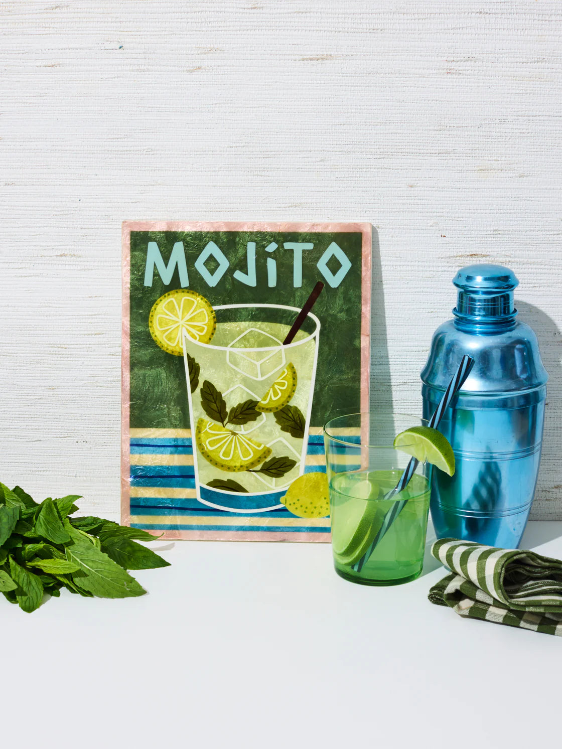 HAPPY HOUR MOJITO TILE - Darling & Domain