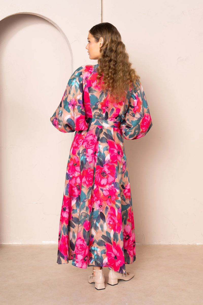 Kachel Wanda raglan maxi dress