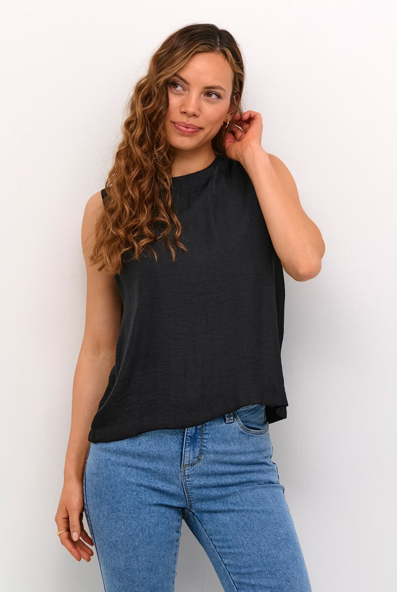 KAALLIE TOP in Black Deep by Kaffee