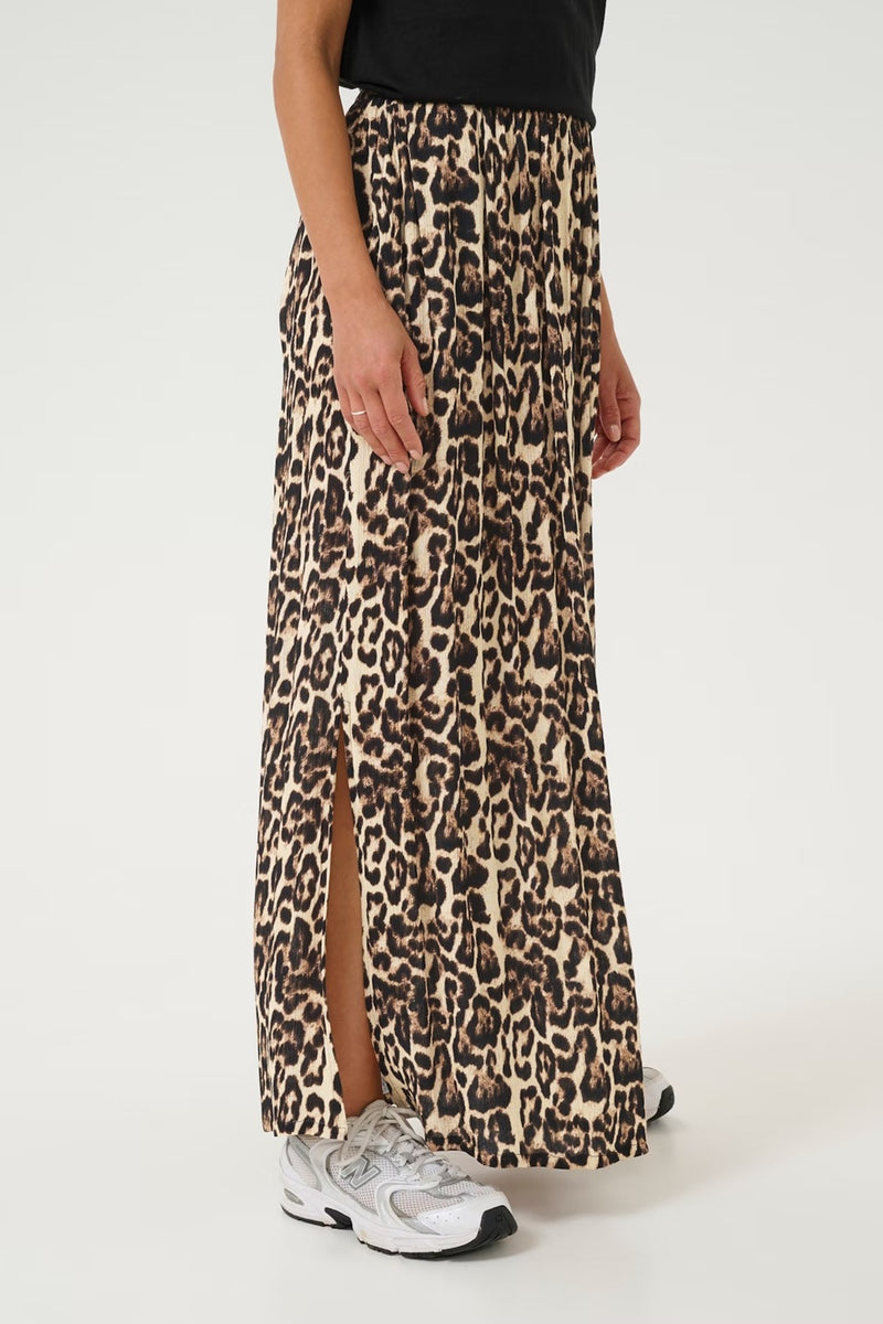 KAEDITA AMBER SKIRT in Leopard Print by Kaffee