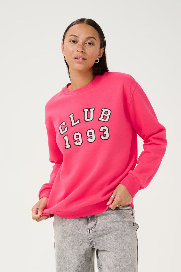 KAVIOLA SWEATSHIRT in Raspberry by Kaffee