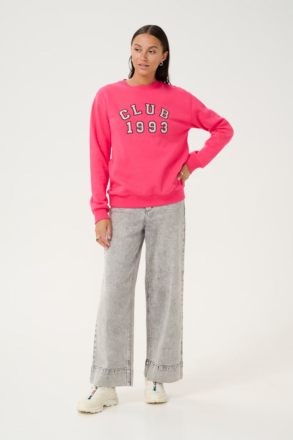 KAVIOLA SWEATSHIRT in Raspberry by Kaffee