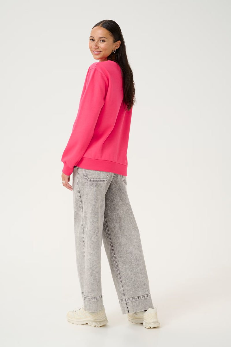 KAVIOLA SWEATSHIRT in Raspberry by Kaffee