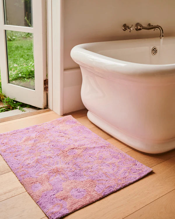 BATH MAT in Peach Fleur from the amazing range of Kip & Co products