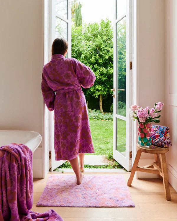 BATH MAT in Peach Fleur from the amazing range of Kip & Co products